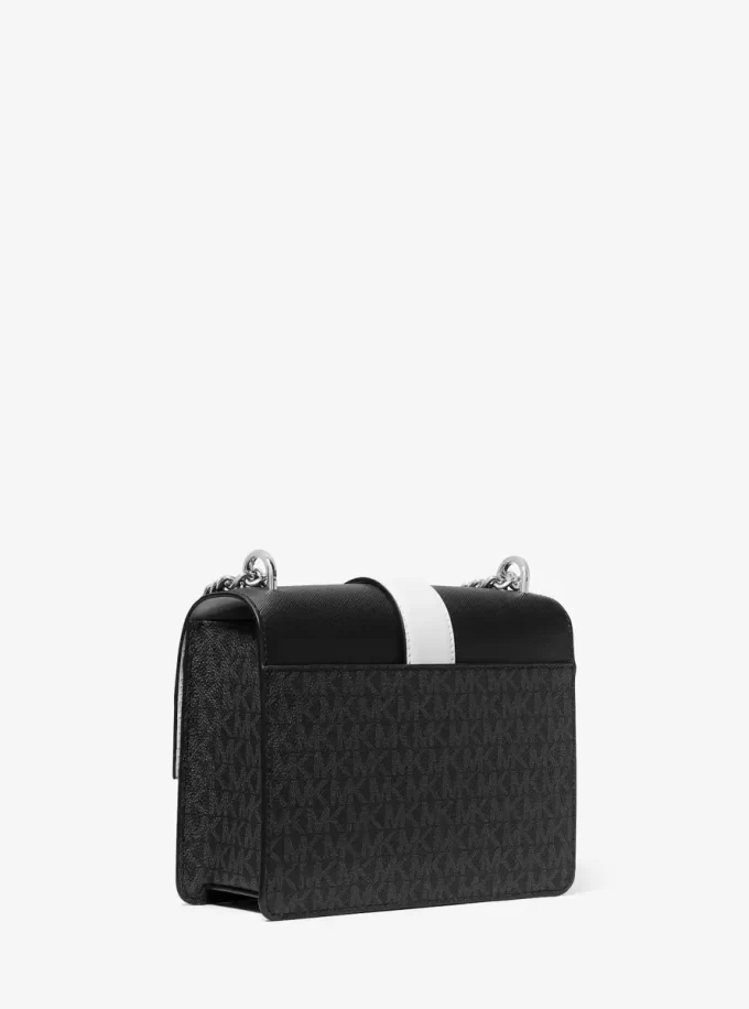 Mała torebka Greenwich z logo i blokiem kolorów