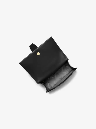 Mała torebka listonoszka Greenwich ze skóry saffiano