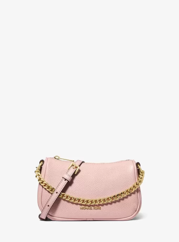 Mała torebka typu crossbody Carmela ze skóry groszkowanej