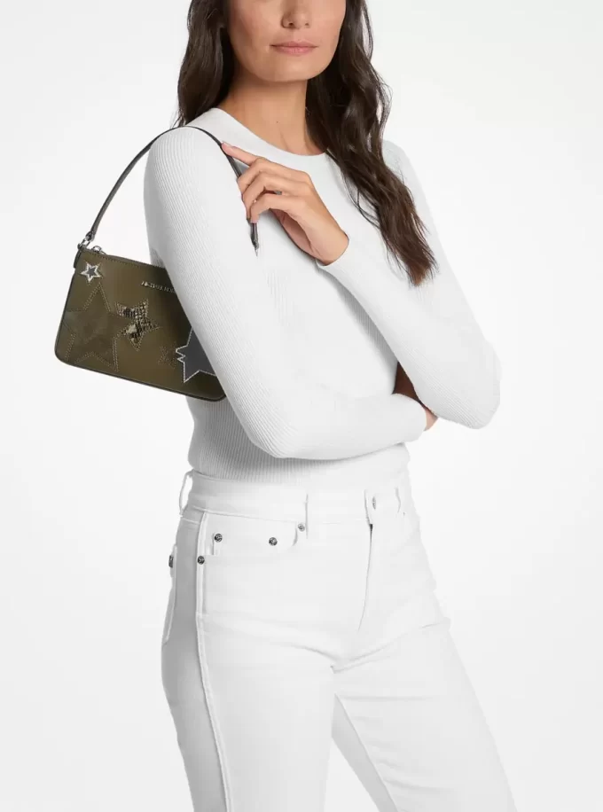 Mała torebka z nadrukiem Jet Set