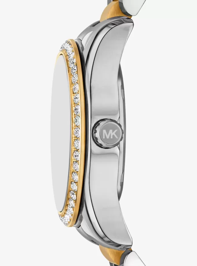 Mini dwukolorowy zegarek Lexington Pavé