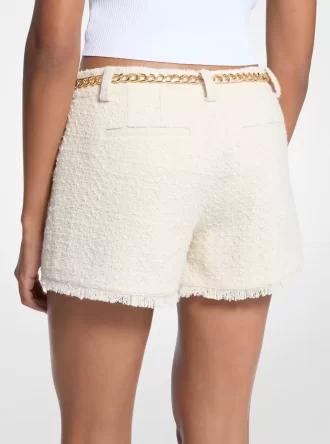 Mini szorty Eyelash Tweed