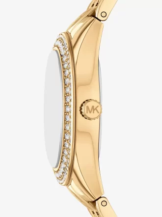 Mini zestaw zegarka i biżuterii Harlowe Pavé w kolorze złotym Mini zestaw zegarka i biżuterii Harlowe Pavé w kolorze złotym