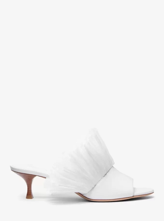 Muły Catarina ze skóry i frędzli Muły Catarina ze skóry i frędzli