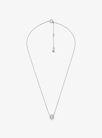 Naszyjnik Fulton z zawieszką z logo w kolorze srebra próby 925 i metalem szlachetnym