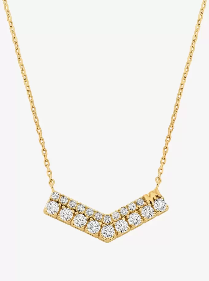 Naszyjnik Pavé Chevron