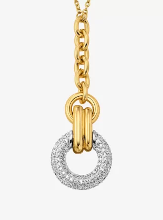 Naszyjnik z blokadą Pavé