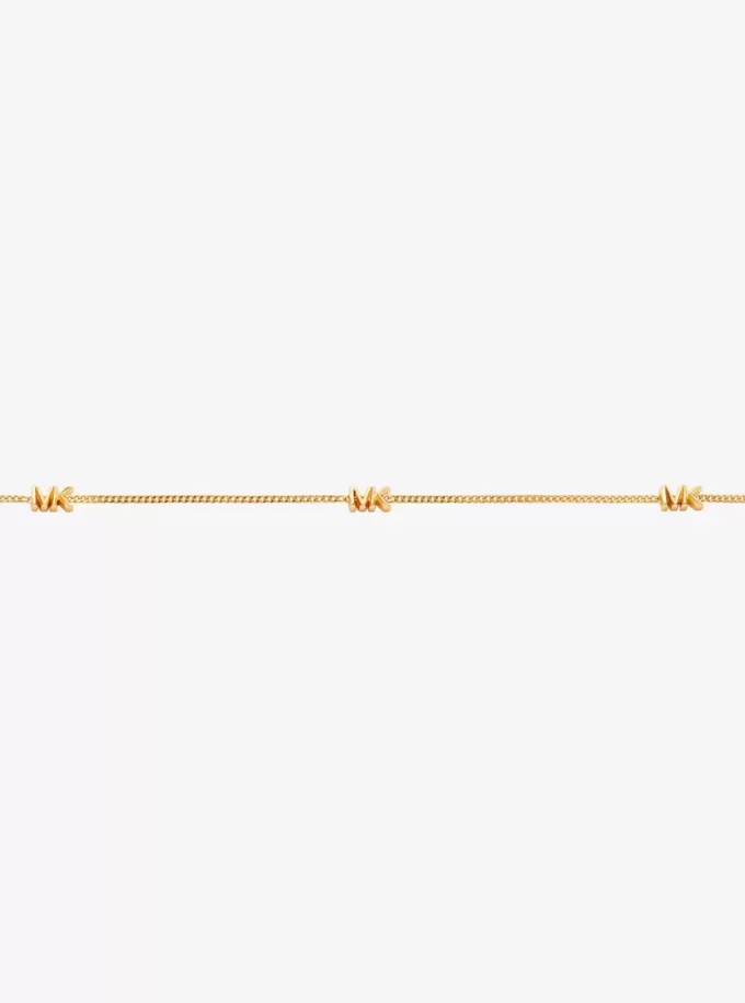 Naszyjnik z logo ze srebra próby 925 platerowanego szlachetnym metalem