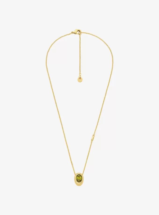 Naszyjnik z wisiorkiem z cyrkonii sześciennej