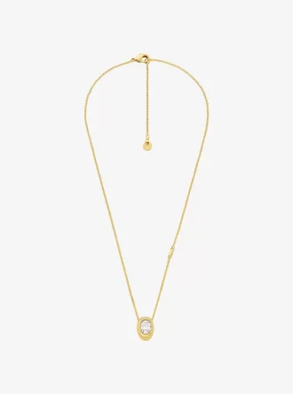 Naszyjnik z wisiorkiem z cyrkonii sześciennej