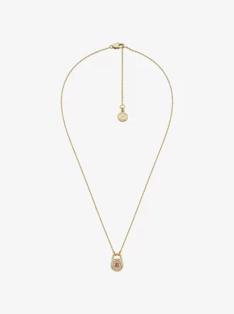 Naszyjnik z zamkiem Pavé