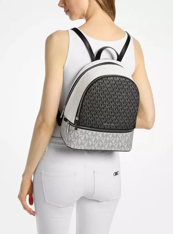 Plecak Rhea Medium Metallic Signature Logo