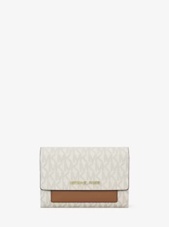 Portfel 2 w 1 Jet Set Medium Signature Logo