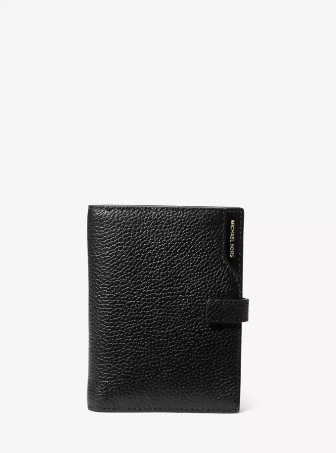 Portfel na paszport Jet Set Pebbled Leather