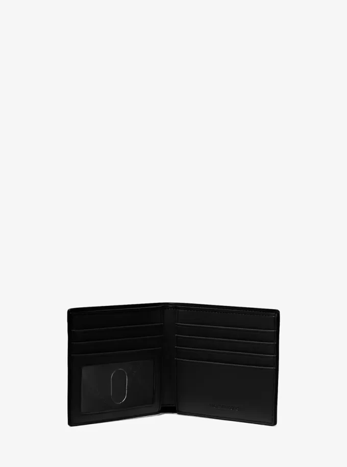 Portfel składany ze skóry groszkowanej Cooper Portfel składany ze skóry groszkowanej Cooper