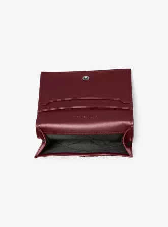 Portfel ze skóry naturalnej z wytłoczonym logo Hudson