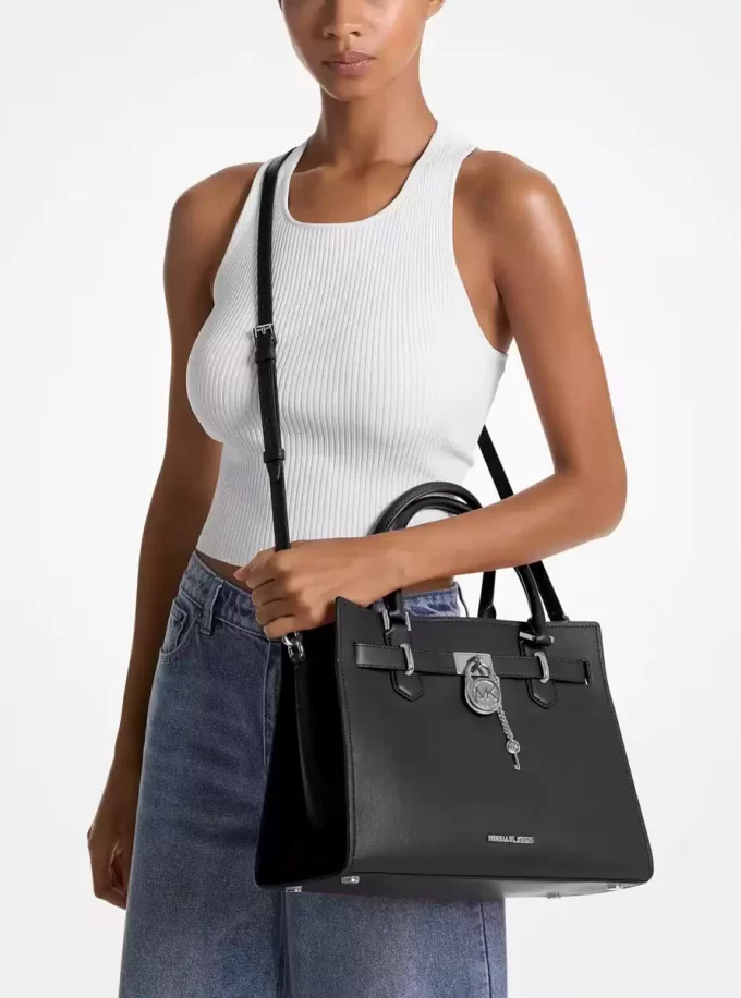 Średniej wielkości skórzana torba Hamilton