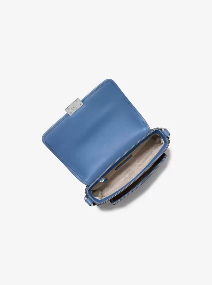 Średniej wielkości skórzana torba listonoszka Bradshaw