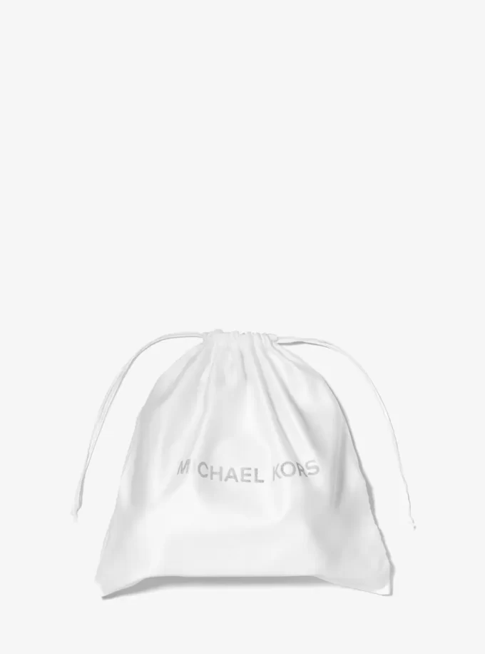 Średniej wielkości tkany worek przeciwkurzowy z logo