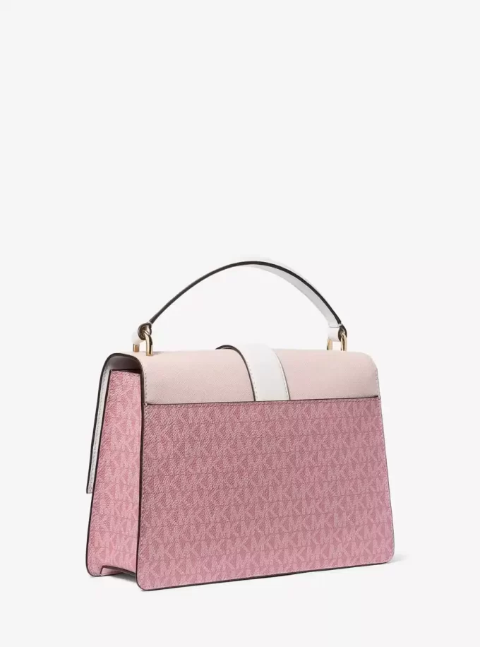 Średniej wielkości torba Greenwich Signature Logo