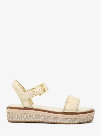 Sandały espadryle Richie Metallic Platform