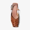 Sandały Irene Woven Leather Slingback