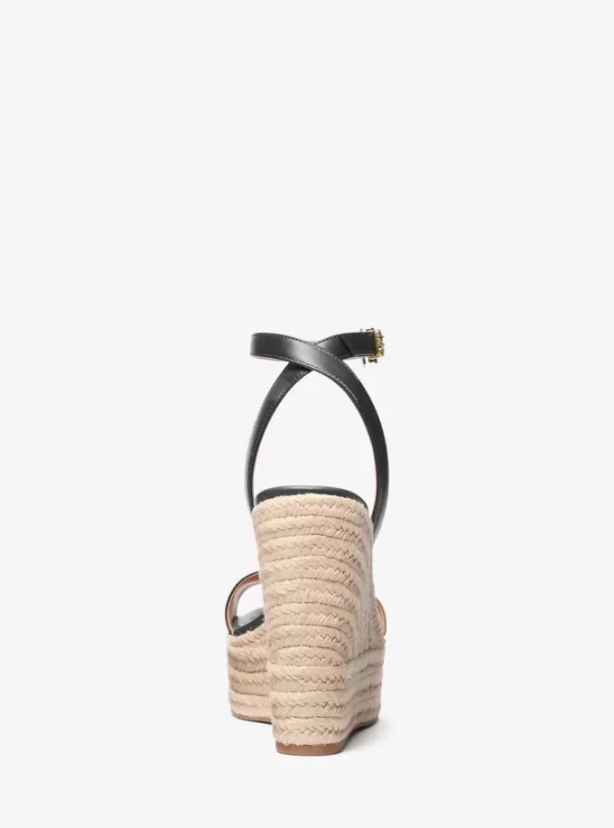 Sandały na koturnie Leighton Leather