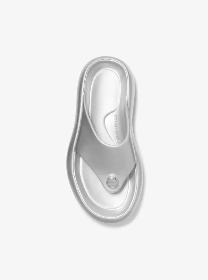 Sandały na platformie Splash Metallic