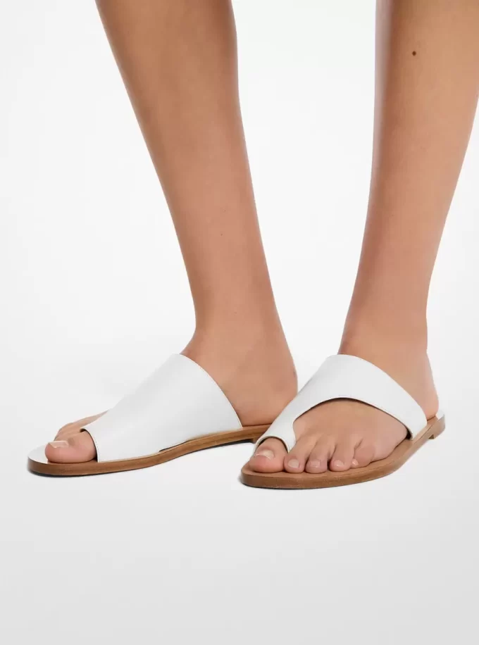 Sandały skórzane Nettuno z japonkami