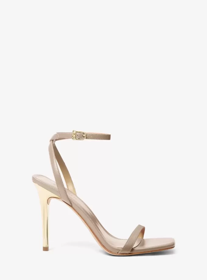 Sandały ze skóry Liana