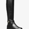 Mindy Leather Wide Calf Boot