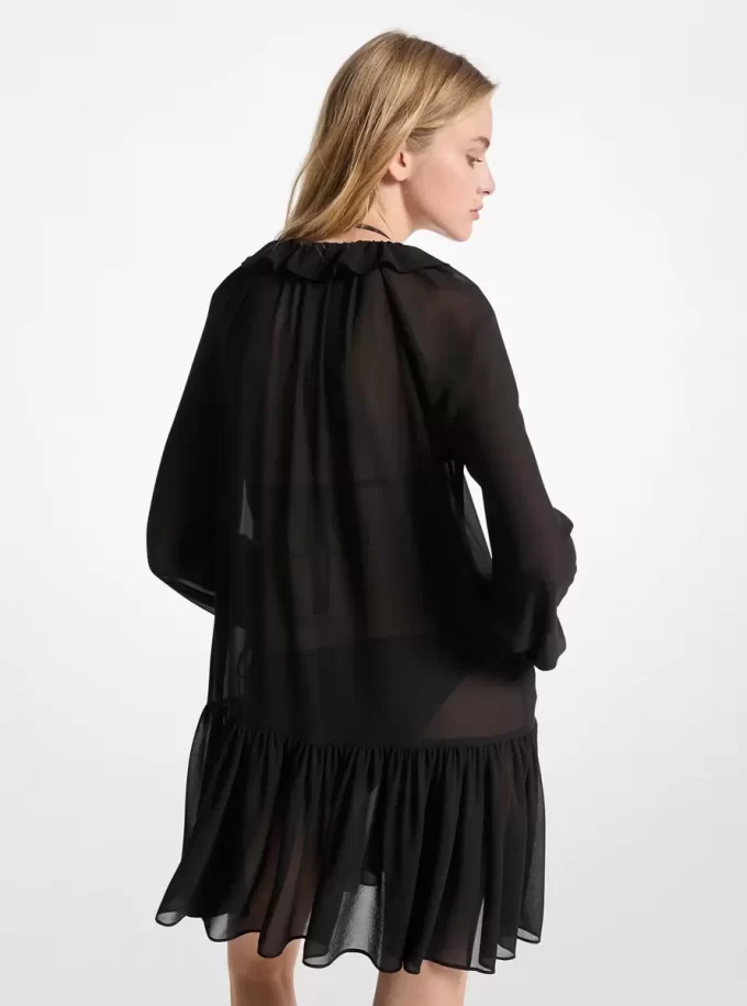 Sukienka mini z falbankami