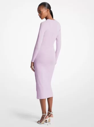 Sukienka Snap z mieszanki wiskozy