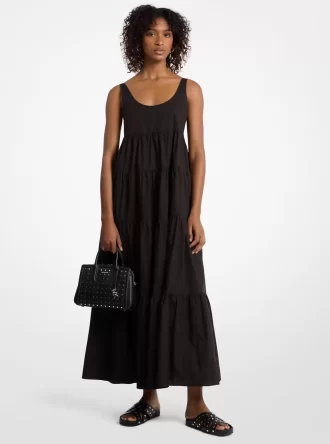 Sukienka warstwowa z elastycznej bawełny