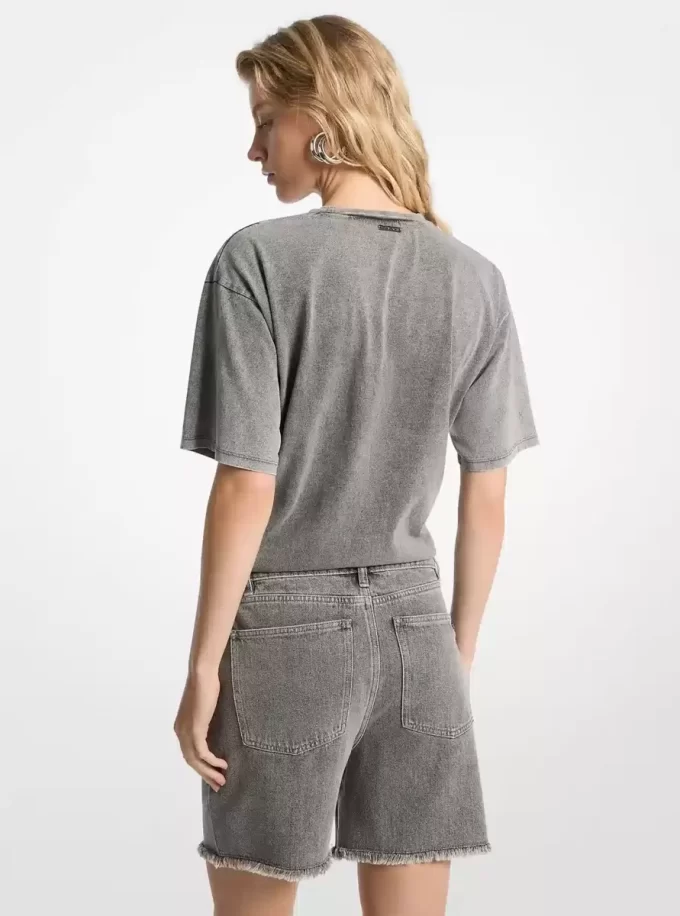 Szorty jeansowe Boyfriend