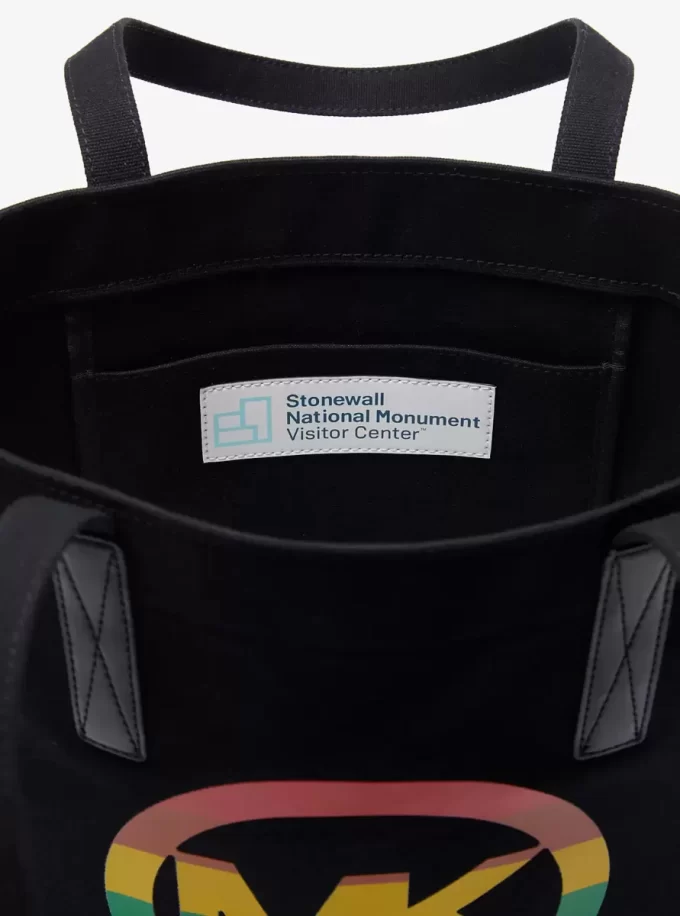 Torba bawełniana z tęczowym logo PRIDE