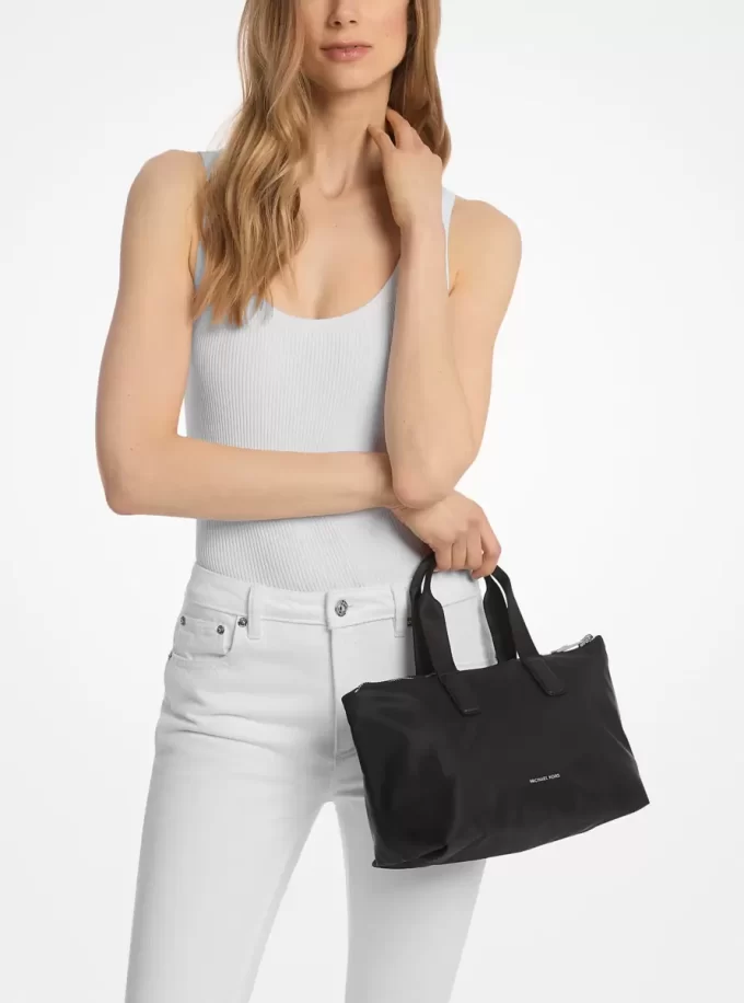 Torba dwustronna, składana, z małym nadrukiem i logo Tanner