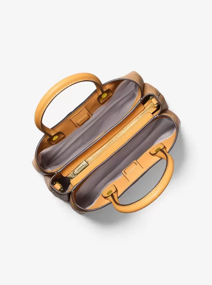 Torba Flora Medium Signature Logo i skóra