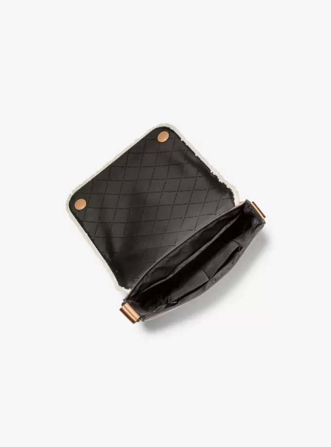 Torba kurierska Cooper Suede i Sherpa