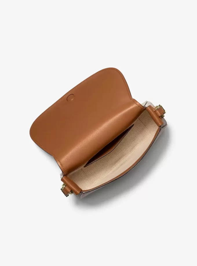 Torba listonoszka Lydia Medium Signature Logo