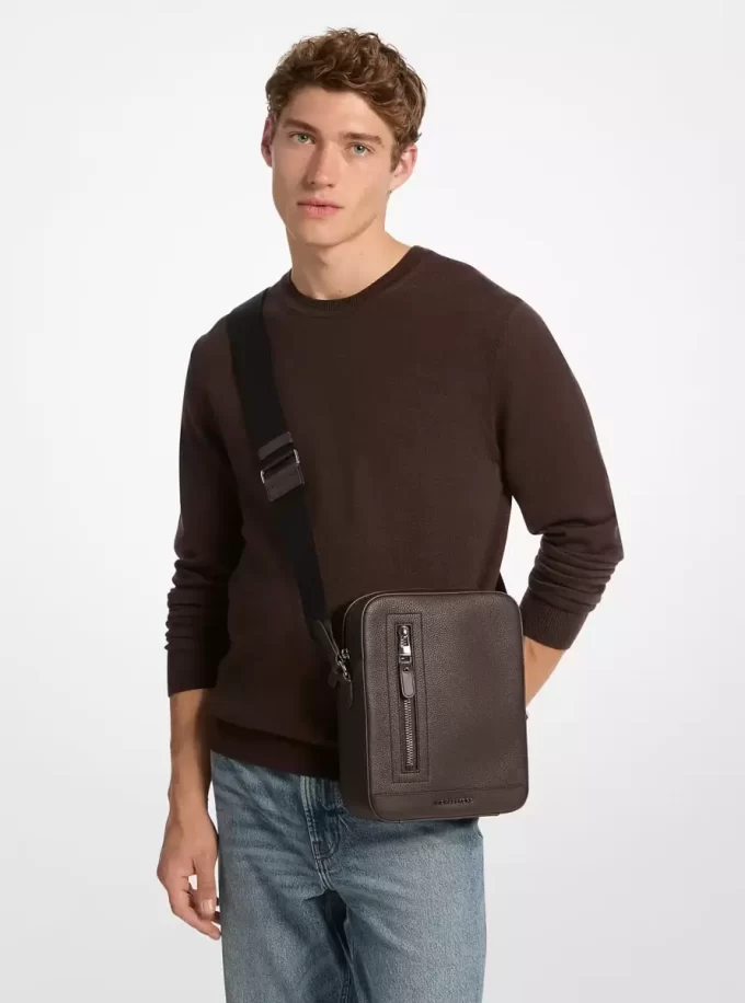 Torba lotnicza Hudson Pebbled Leather