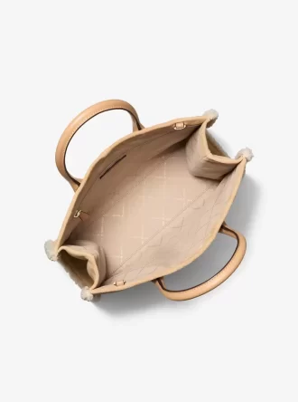 Torba Mirella Medium Suede i ze sztucznego futerka