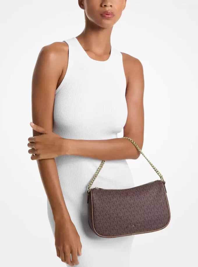 Torba na ramię Carmela Medium Signature Logo Convertible Torba na ramię Carmela Medium Signature Logo Convertible