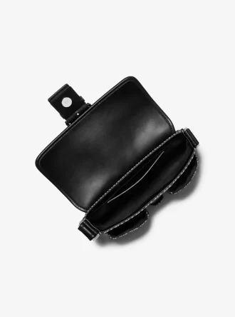 Torba na ramię Colby Medium MK2000 z logo żakardowym