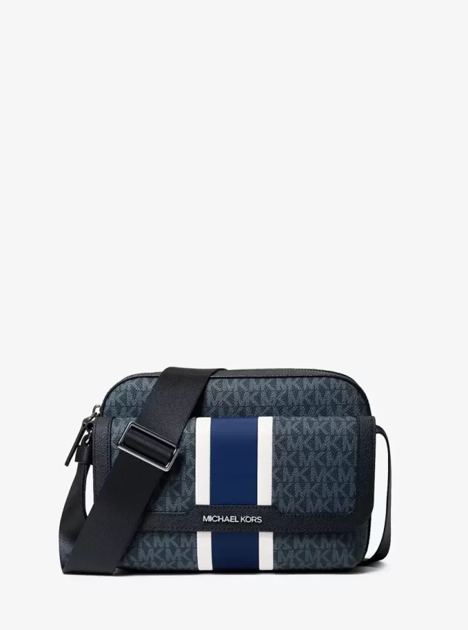 Torba na ramię Cooper Medium Signature Logo Stripe Camera