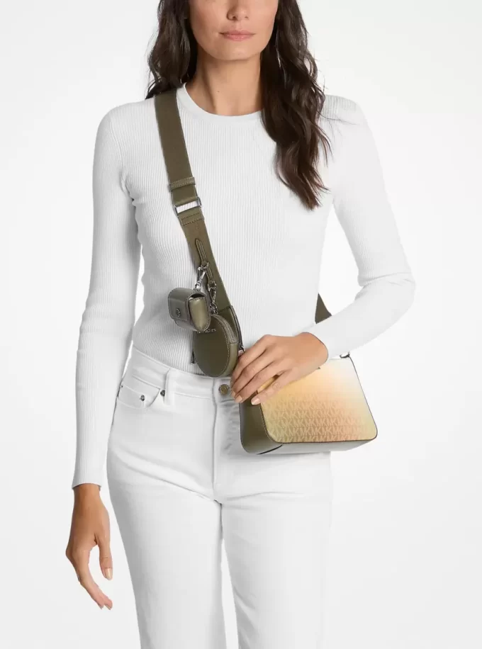 Torba na ramię Jet Set Small Ombré z logo i etui na Apple Airpods Pro®