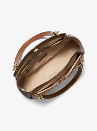 Torba na ramię Trisha z dużym logo