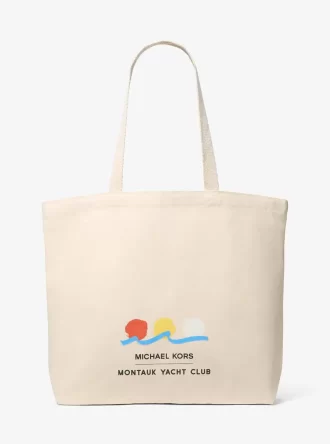 Torba płócienna z bawełny Michael Kors x Montauk Yacht Club
