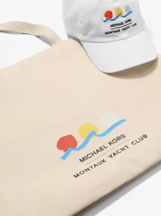 Torba płócienna z bawełny Michael Kors x Montauk Yacht Club