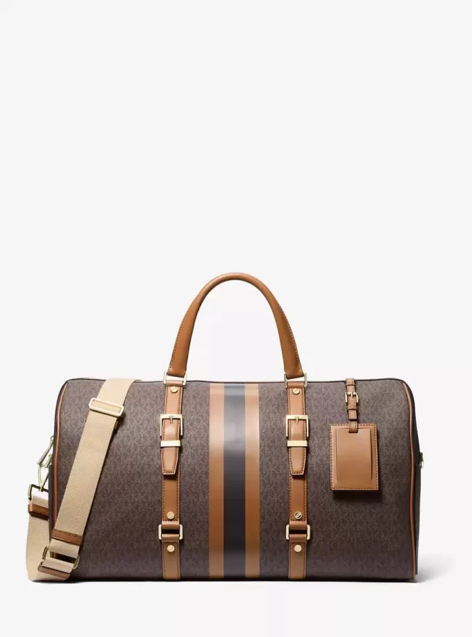Torba podróżna Bedford Travel Extra-Large Signature Logo Stripe Weekender